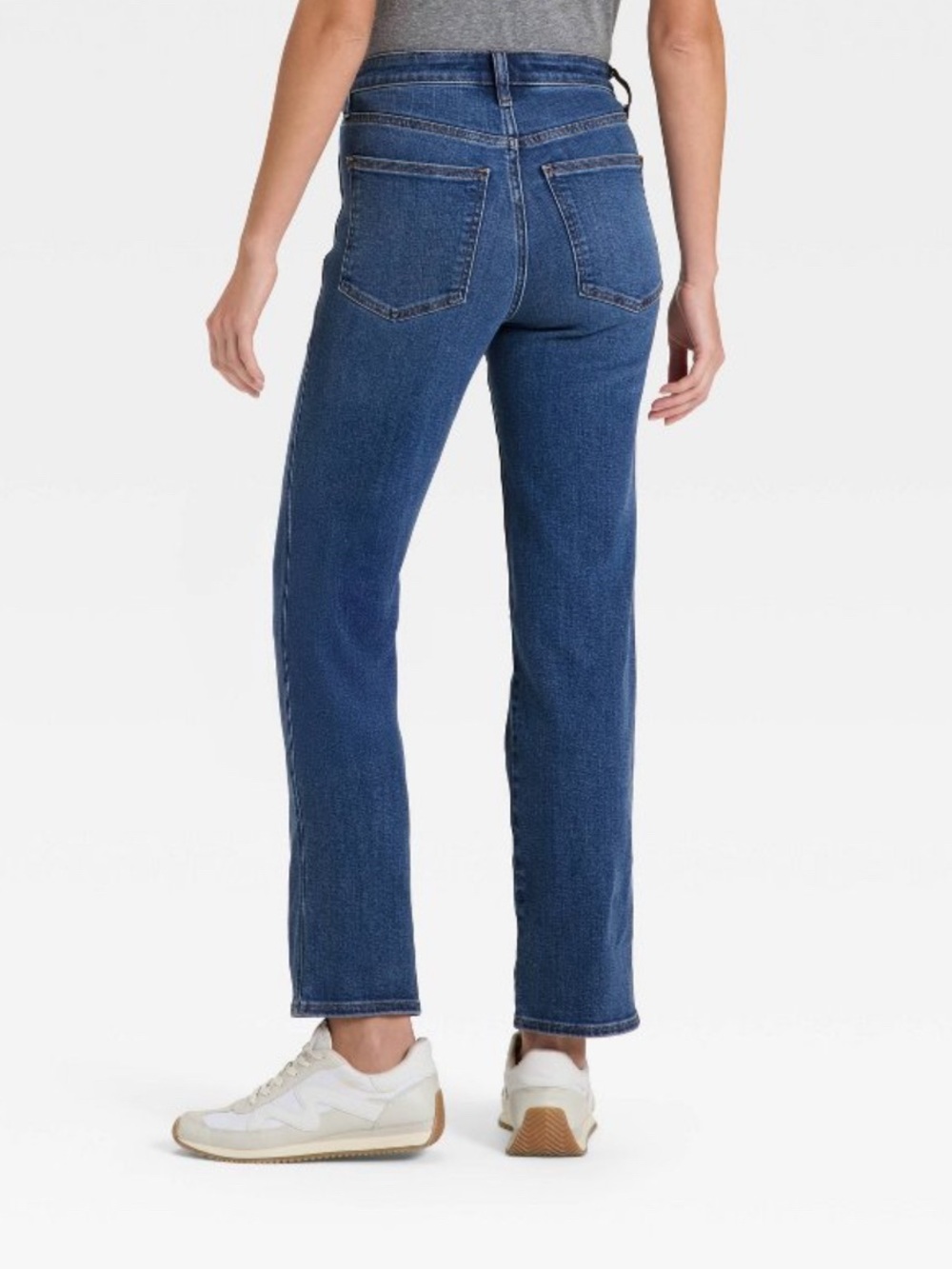 Universal Thread High Rise Straight Jeans Blue Medium Wash Women’s 10 - Picture 2 of 8